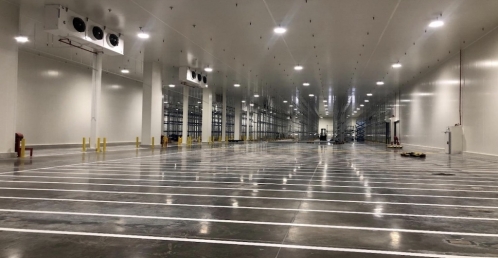 L'entrepôt Aldi de Béziers © Argan. 