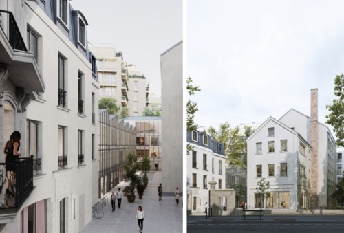 Le 81 Voltaire à Paris 11. © Franklin Azzi Architecture 