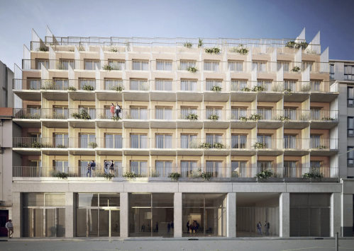 La future résidence étudiante au 57 rue Albert à Paris. 