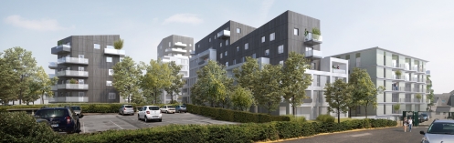La future résidence service seniors exploitée par Les Senioriales à Nantes.