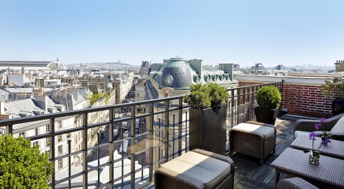 L'hôtel Pont Royal, à Saint-Germain-Des-Prés. 