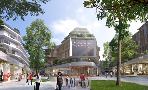 Le futur siège social de CNP Assurances doit se situer au sein du projet Issy-Cœur de Ville, co-développé par la Caisse des Dépôts et Altarea Cogedim. © Valode & Pistre Le futur siège social de CNP Assurances doit se situer au sein du projet Issy-Cœur de Ville, co-développé par la Caisse des Dépôts et Altarea Cogedim. © Valode & Pistre