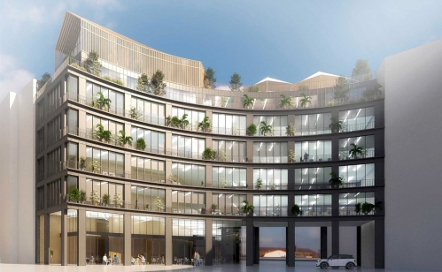 L'ancien siège de Colas va être entièrement restructuré.