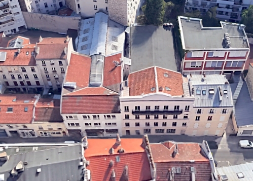 Le 16/18 Colonnes du Trône (au centre), dans le 12e arrondissement de Paris. © Google Maps