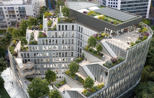 Le projet de rénovation du Galion, à Puteaux. © SAA Architectes