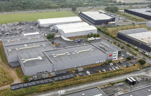 Le site de GL events au Bignon, près de Nantes