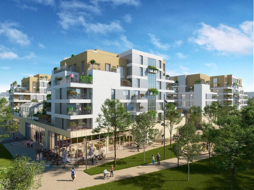 Le programme Naturessence, développé par Icade Promotion à Rueil-Malmaison.