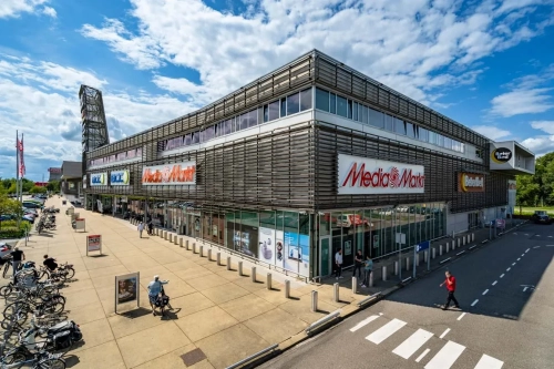 Le retail park Plein Westermaat aux Pays-Bas. © Corum