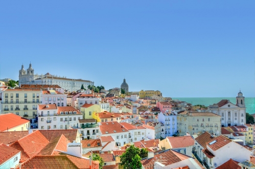 Vue sur Lisbonne, quartier Alfama
