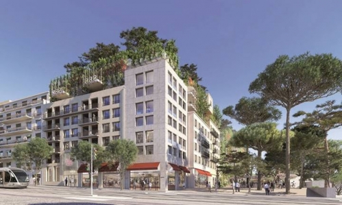 La galerie commerciale du 63 Boulevard Gorbell, à Nice