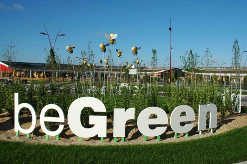 Le parc commercial Be Green de Frey à Saint-Parres-aux-Tertres. © Frey.