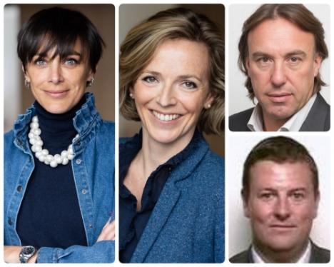 De g. à d. : Julie Duvillier-Raoul, Ingrid Gosselin, Laurent Martin & Yann Briand