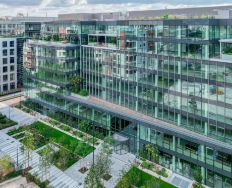 L'immeuble Alphabet à Bois-Colombes. 