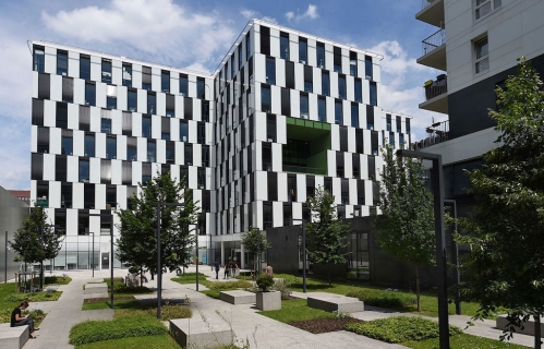 L'immeuble du boulevard Macdonald, à Paris. DR