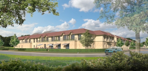 Le projet de résidence services seniors à Saint-Nom-la-Bretèche. 