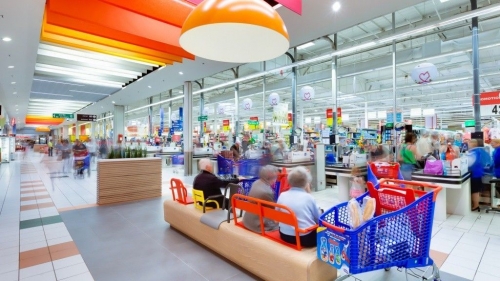 Le centre commercial Alençon à Condé-sur-Sarthe de Carmila. 