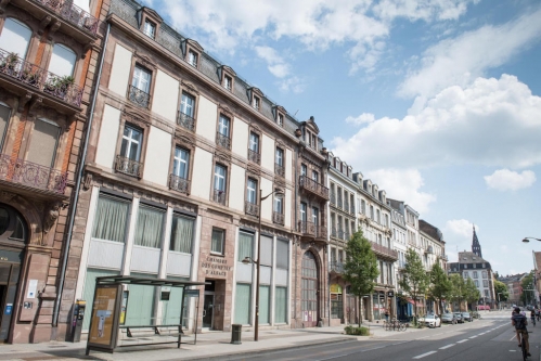 L'immeuble du Faubourg de Pierre à Strasbourg.