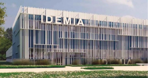 Le site d'Idemia à Osny.