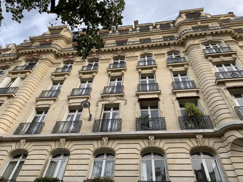 L'ensemble immobilier rue de Tocqueville, dans le 17e arrondissement de Paris. 