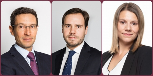 Guillaume Valois, Charles del Valle et Charlotte Signol - Allen & Overy. 
