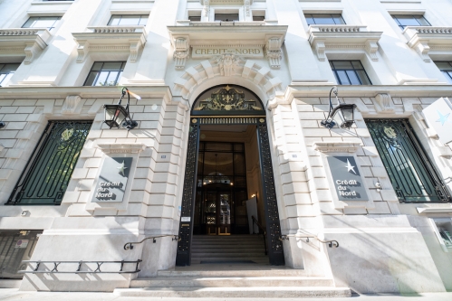 Le siège du Crédit du Nord, boulevard Haussmann.  