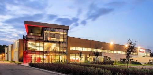 Le parc Spirit CEM Hilti, à Bois d'Arcy. 