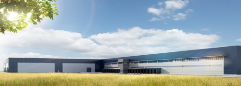 L'entrepôt de Moussy-le-Neuf, détenu par Parcolog. 