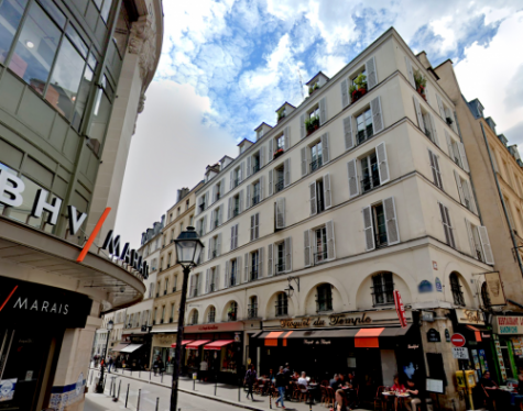 Le 9 Temple à Paris 4. © Google Maps