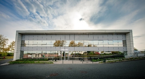 Les locaux d'activités de Simaero dans la ZAC de la Demi-Lune de Roissy. 