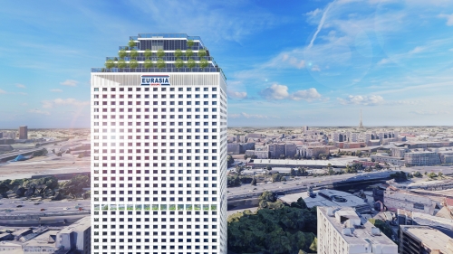 Le projet porté par Eurasia sur la tour La Villette, à Aubervilliers