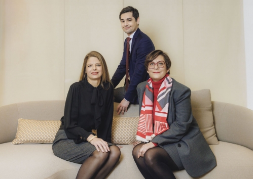 Louise Duvernois, Carol Santoni et Arnaud Lelong, Veil Jourde. 