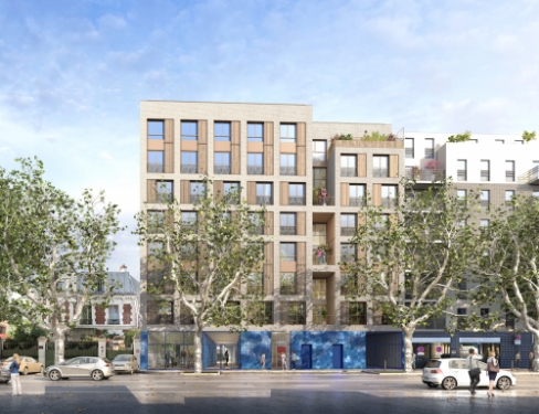 La future résidence étudiante Cardin à Saint-Ouen