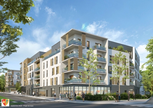 Le projet initial d'Ecrin du Château à Châtenay-Malabry. 