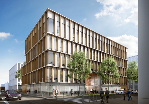 L'immeuble Le Cubiik à Lyon.