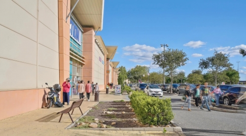 Le retail park Bérégovoy, à Avignon