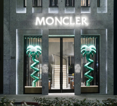 La boutique Moncler au 38 North Rodeo Drive, à Beverly Hills. 