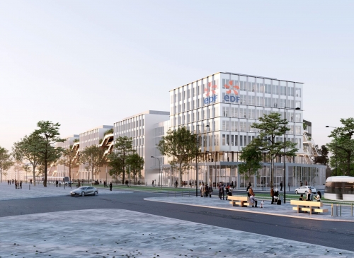 Le projet Mistral à Marseille, pour EDF. © Leclercq