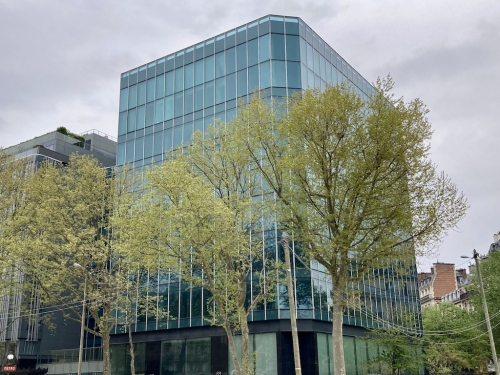 L'Immeuble Bleu, 89 avenue de la Grande Armée, à Paris. 