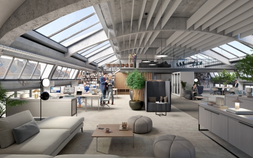 Le 16 Saint-Antoine dans le 4e arrondissement de Paris. L'Autre Image / B. Architecture Le 16 Saint-Antoine dans le 4e arrondissement de Paris. L'Autre Image / B. Architecture