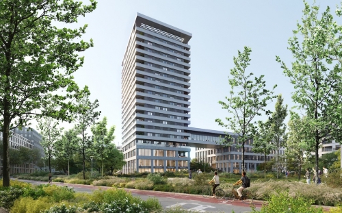 La future résidence étudiante Canvas dans la Zac Toulouse Aerospace. 