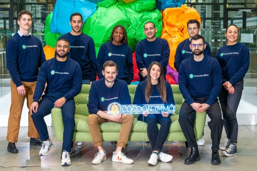 L'équipe de Cocoon-Immo. 