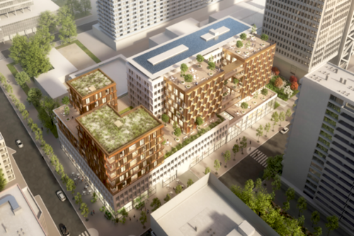 Le projet Odessa à Lyon Part-Dieu. © Herault Arnod