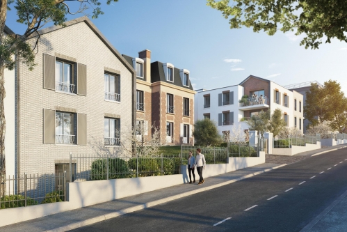 Au centre, l'hôtel particulier, future résidence Chez Jeannette. © Duval Au centre, l'hôtel particulier, future résidence Chez Jeannette. © Duval