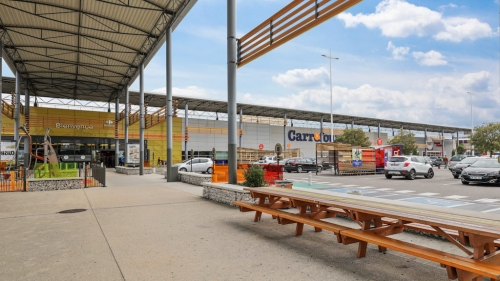 Le centre commercial de Montélimar. 
