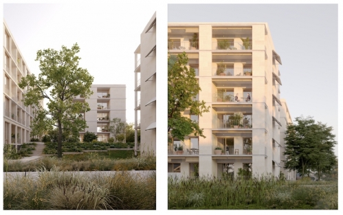 Les îlots C1 et C2 de la ZAC Coeur(s) de Gradignan. 