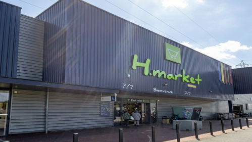 Le commerce Hmarket à Corbeil-Essonnes.