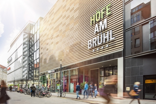 Le centre commercial Höfe am Brühl, à Leipzig. 