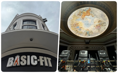 La salle Basic Fit de León, en Espagne. © Compte X - @LeónArqNow