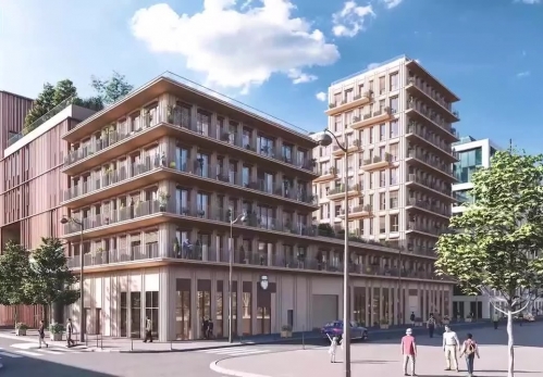 Michigan Garden, le campus de l'Université de Chicago à Paris. © Icade