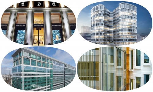 Le 22 Montaigne, le Cyber Campus, le 91 Pasteur et le 2 Rio
